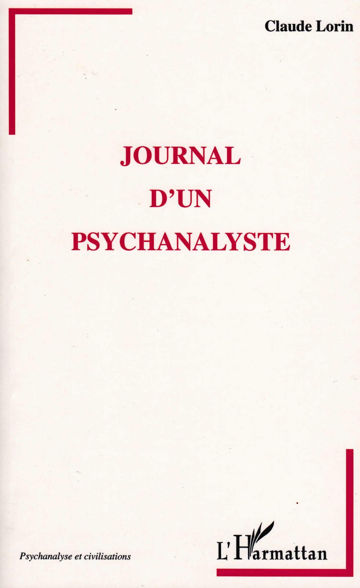 Journal d un psychanalyste